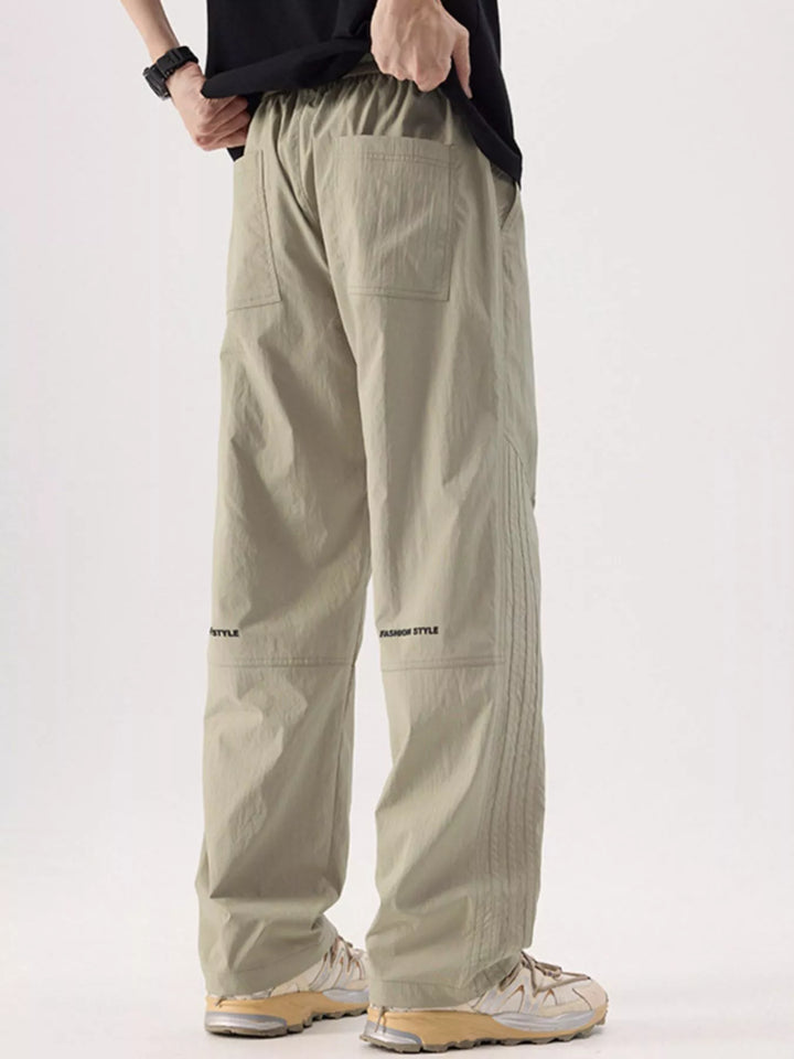 Men's Plus Size Wide Leg Pants