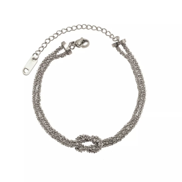 Stainless Steel Twisted Chain Bracelet