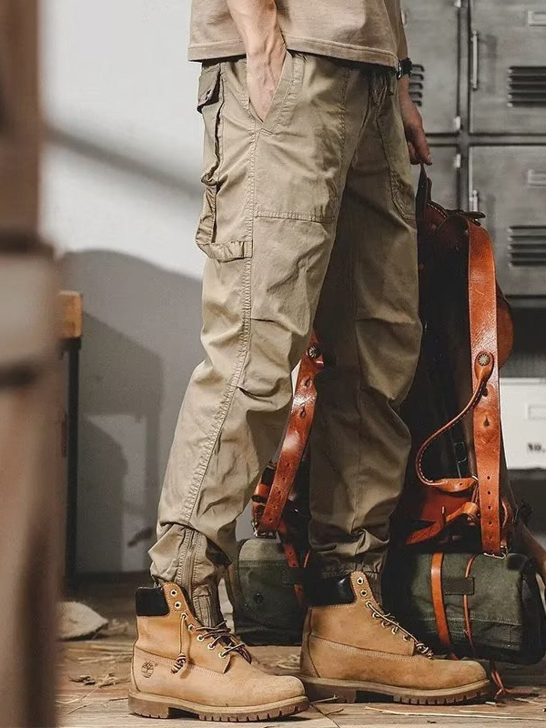 Men's Plus Size Urban Style Cargo Pants