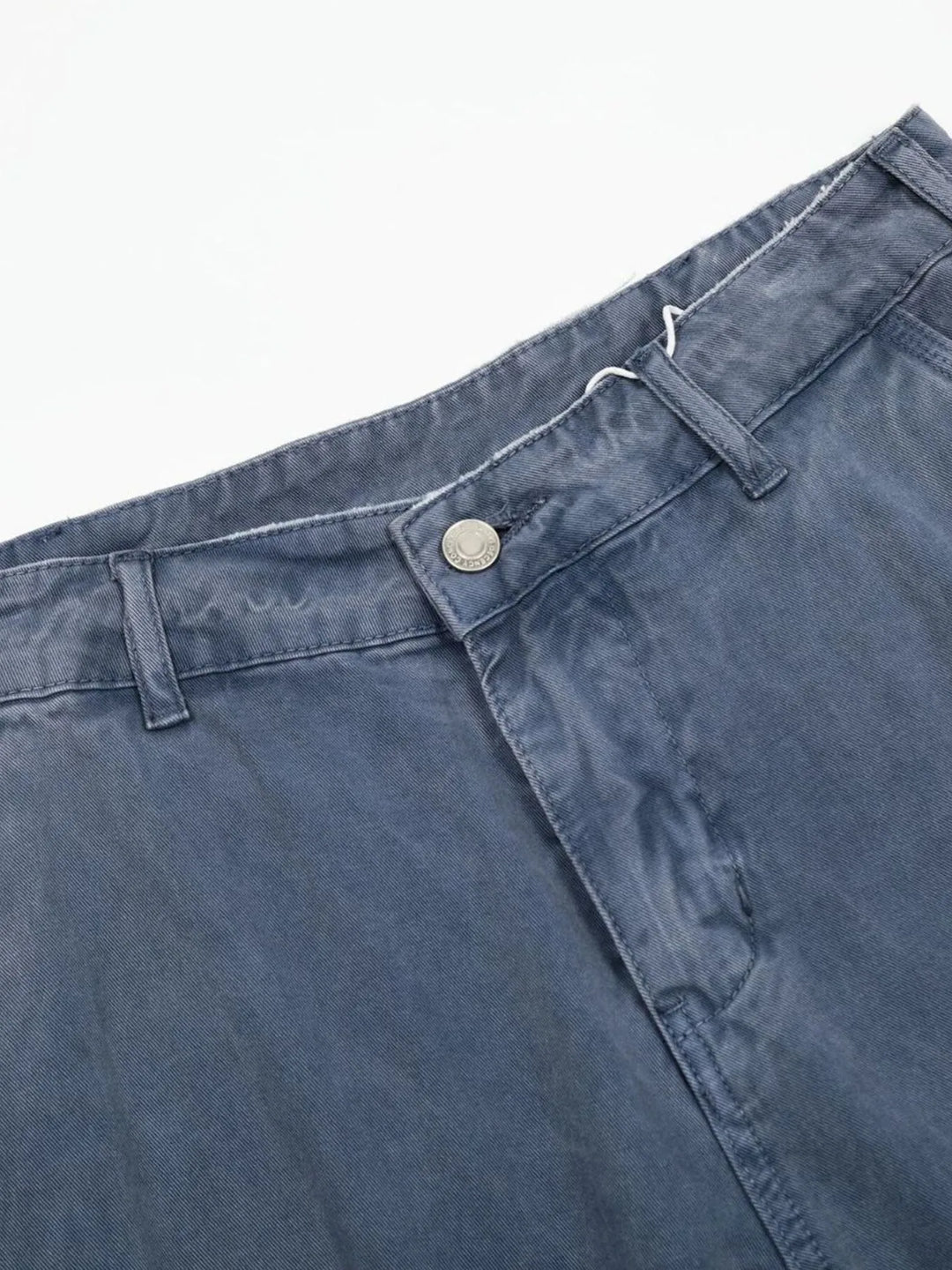 Men's Wide-Leg Cargo Jeans with Side Pockets