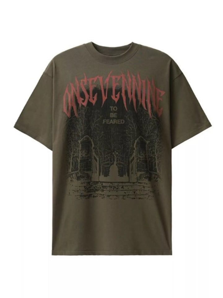 Men's Graphic Round Neck Short Sleeve T-Shirt