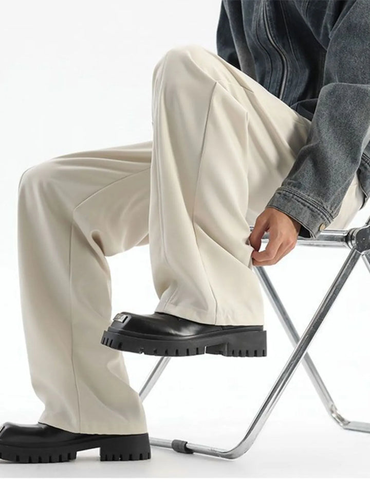 Men's Full Size Wide Leg Pants Plus Size