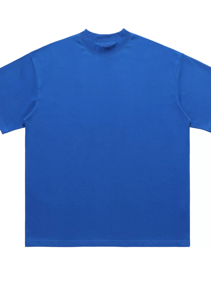 Men's Oversized Solid Color Crew Neck T-Shirt