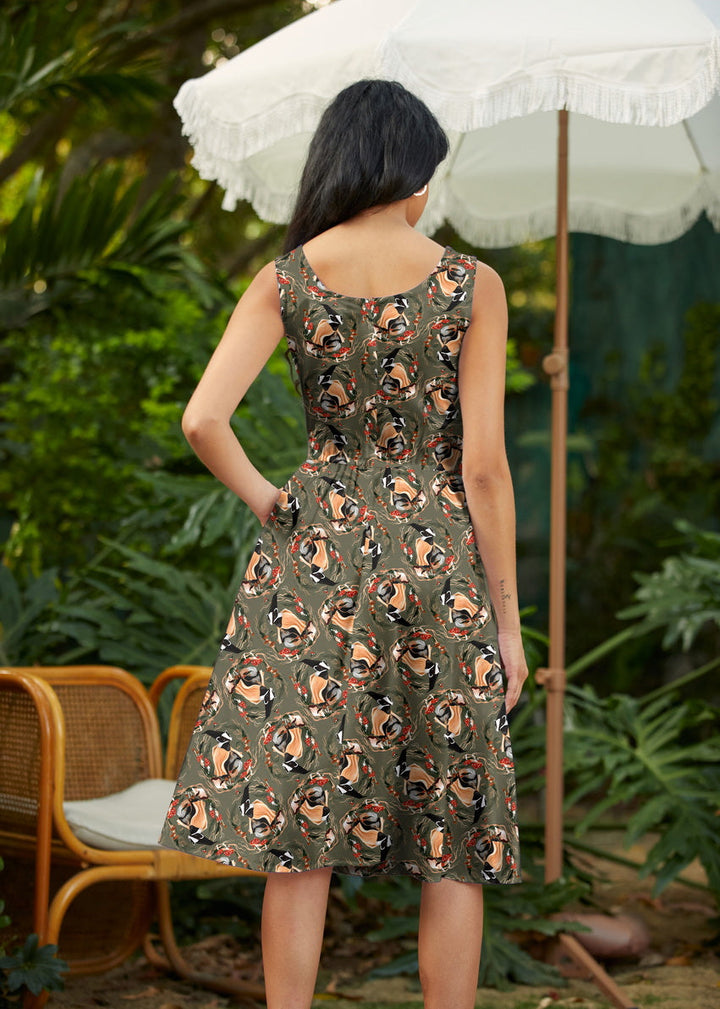 Badger Fit & Flare Dress