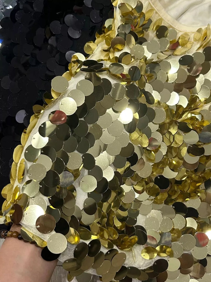 Sequin Mini Skirt