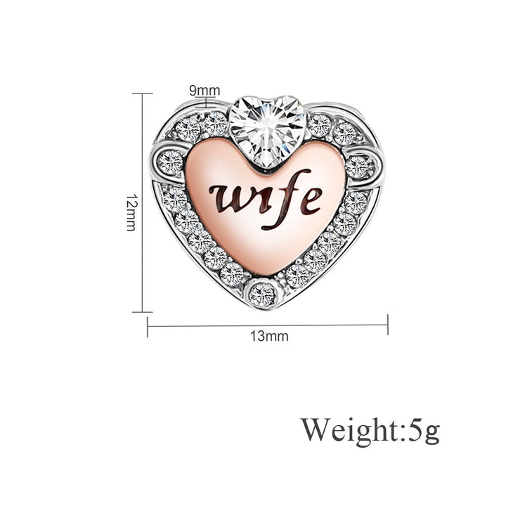 European And American-style Blush-pink Multi-strand Bracelet Couples Crystal Bracelet