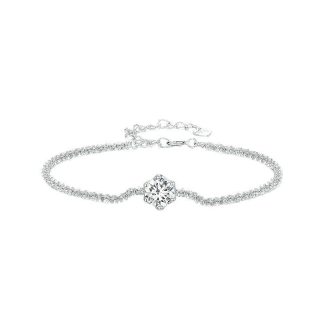 925 Sterling Silver Zircon Bracelet