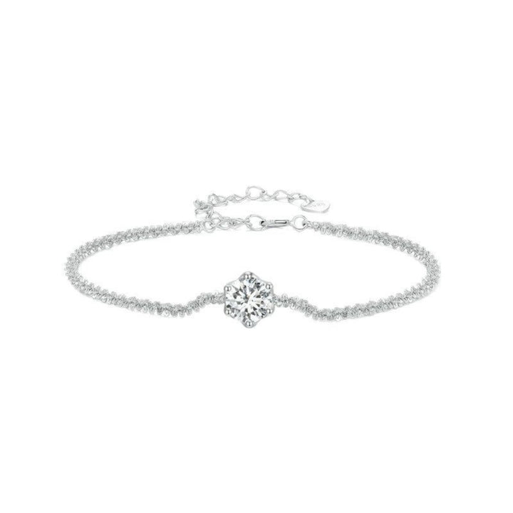 925 Sterling Silver Zircon Bracelet
