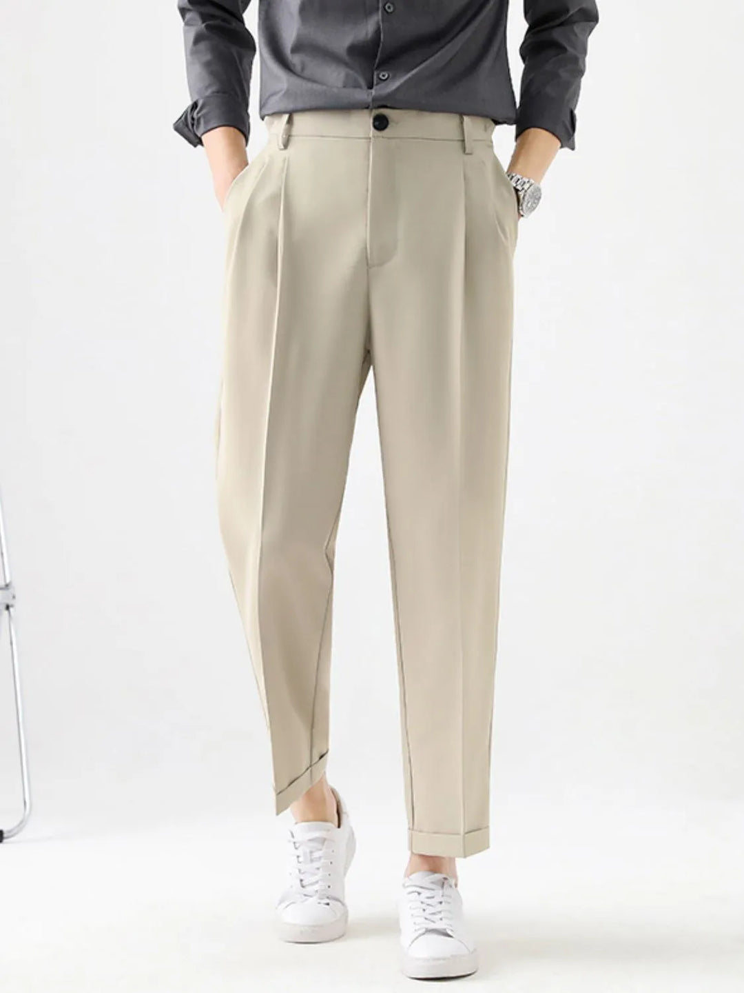 Men's Plus Size Basic style Solid Pants