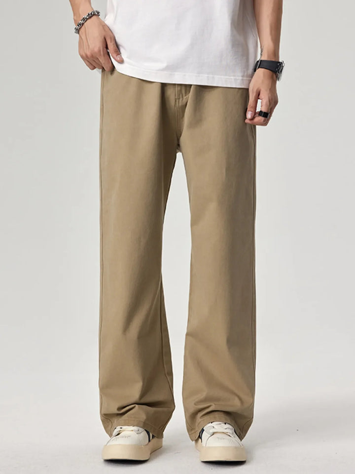 Men's Plus Size Wide Leg Pants