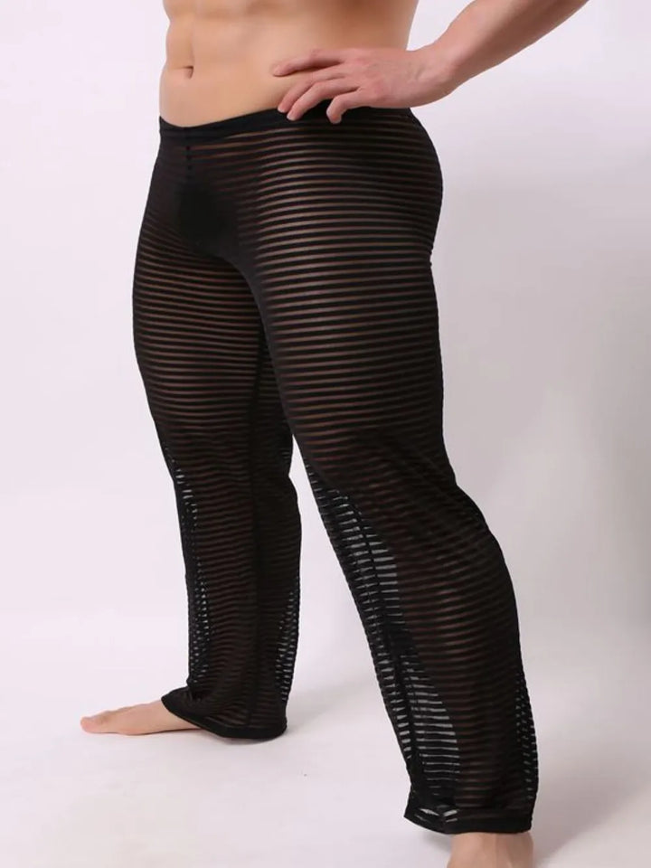 Men's Striped Sheer Pants