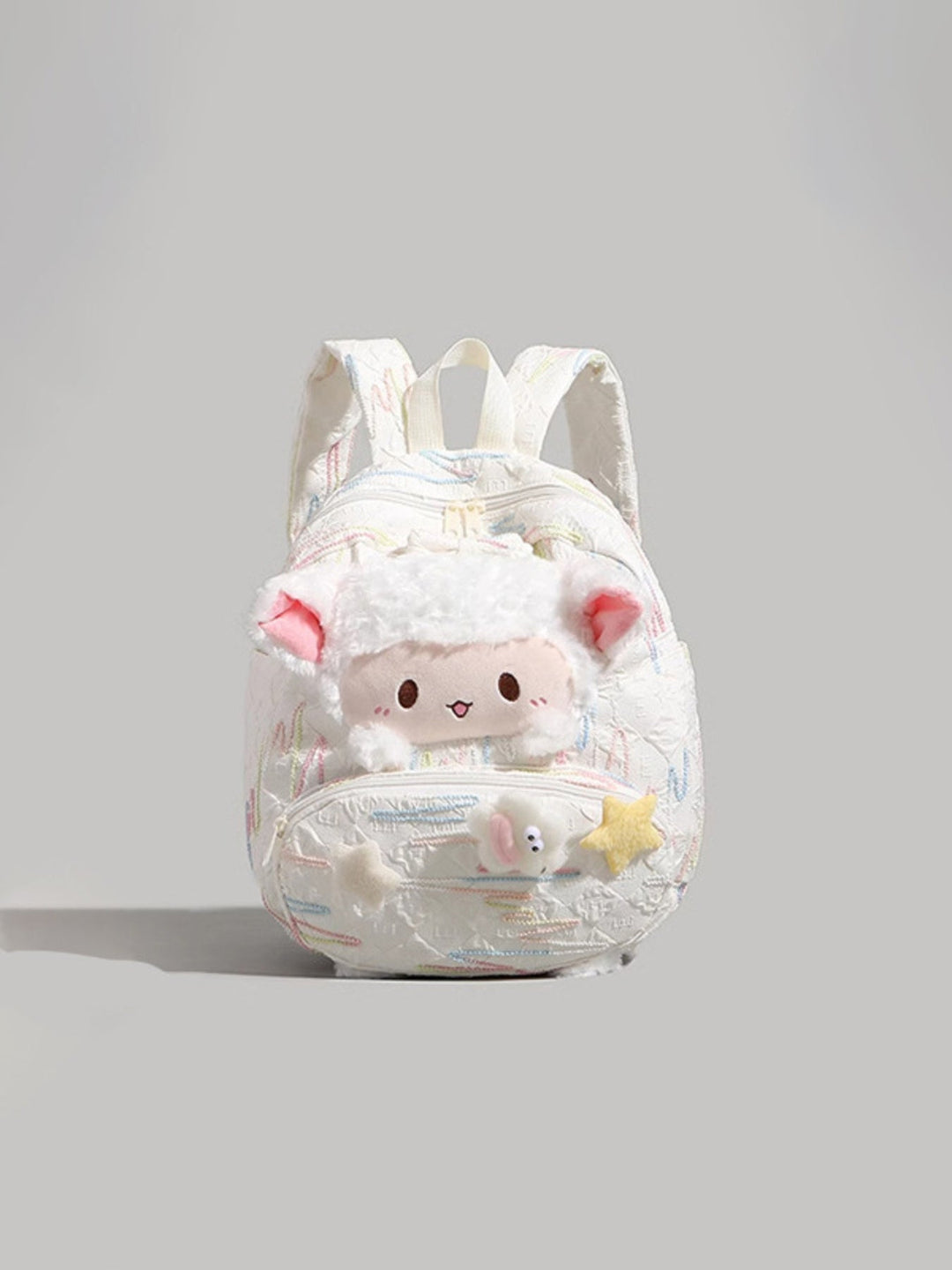 Plush Sheep Backpack Bag