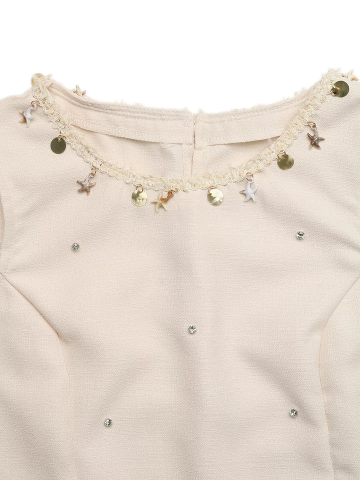 Embellished Sleeveless Top & Shorts Set