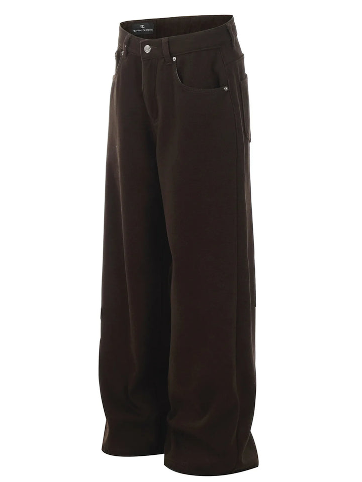 Men's Wide-Leg High-Rise Jeans
