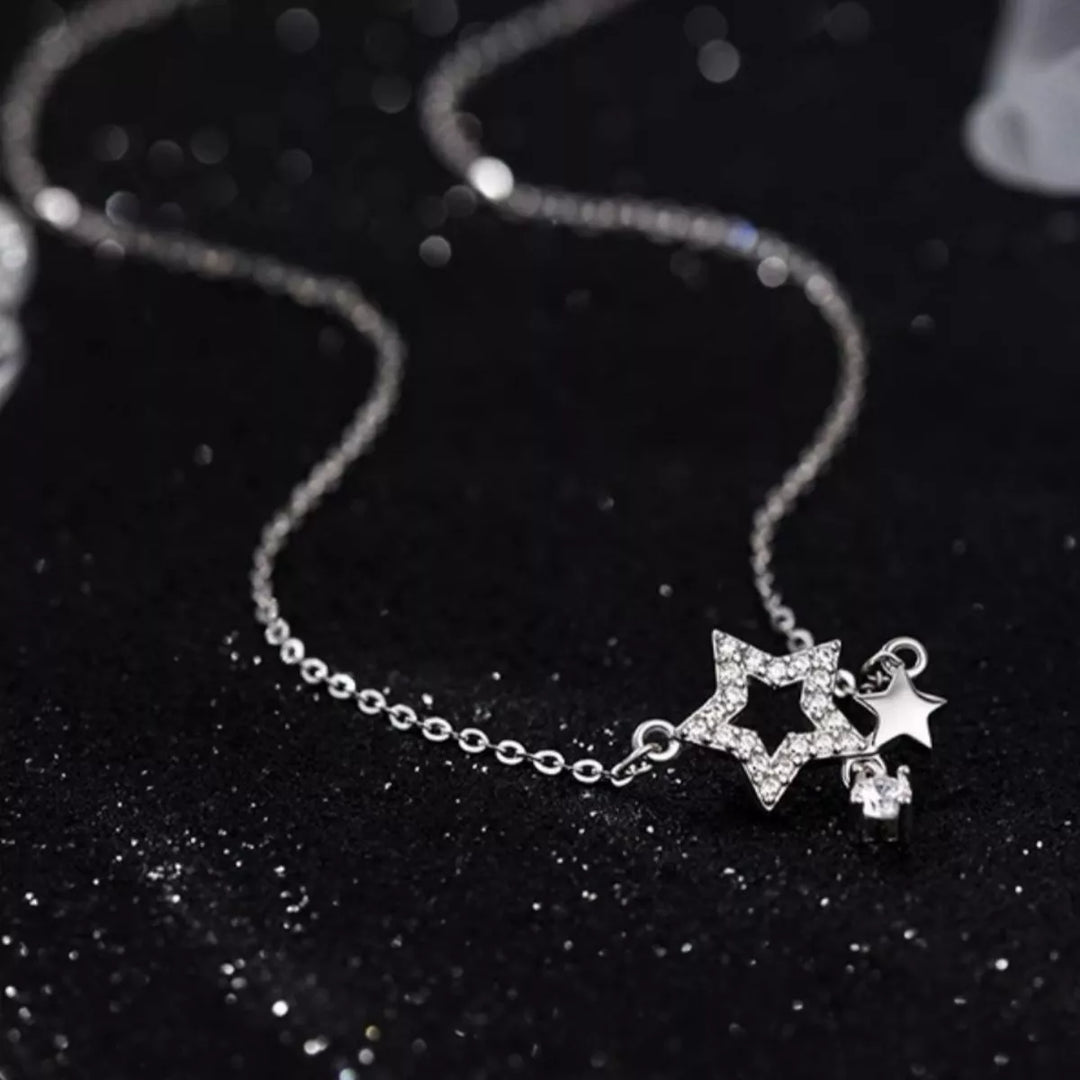 925 Sterling Silver Star Necklace