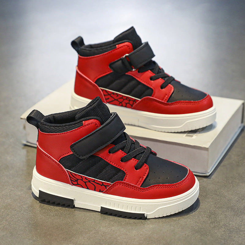 Children's Sneakers High-top Boys' Sports Casual Shoes