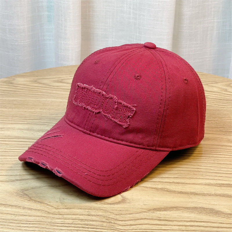 Cotton Sparkling Style Big Boss Baseball Hat