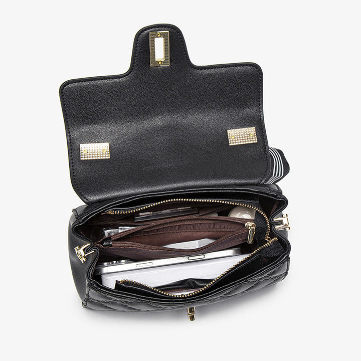 Quilted Leather Crossbody Bag