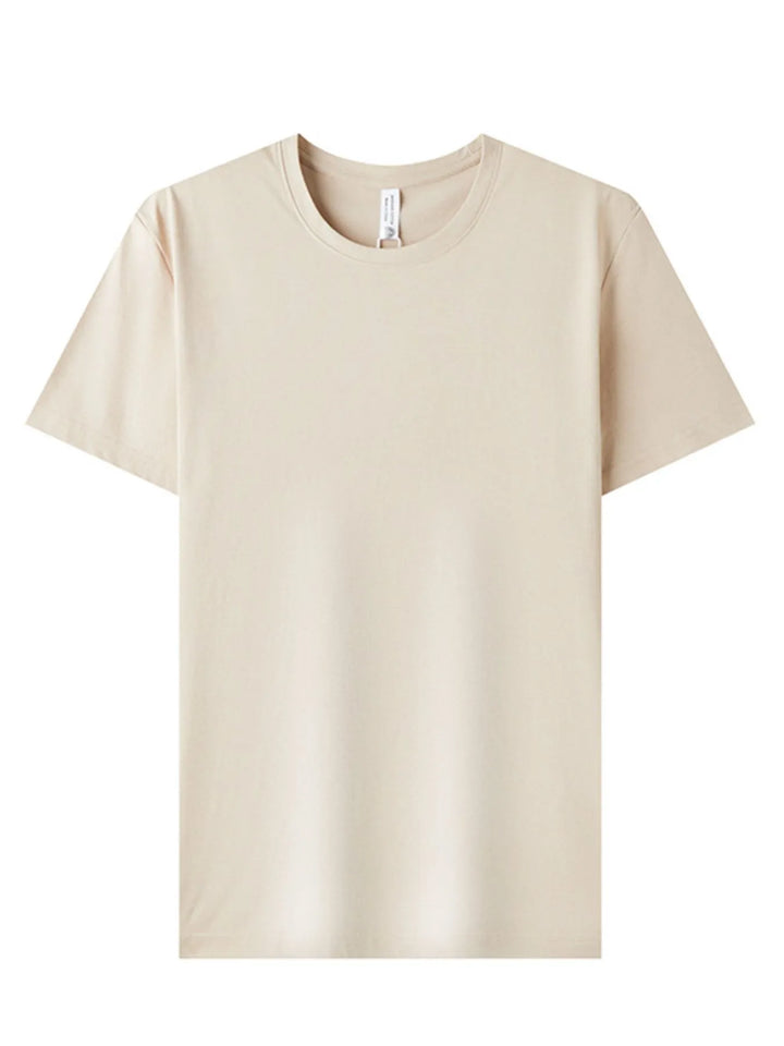 Men's Plus Size Round Neck Short Sleeve T-Shirt