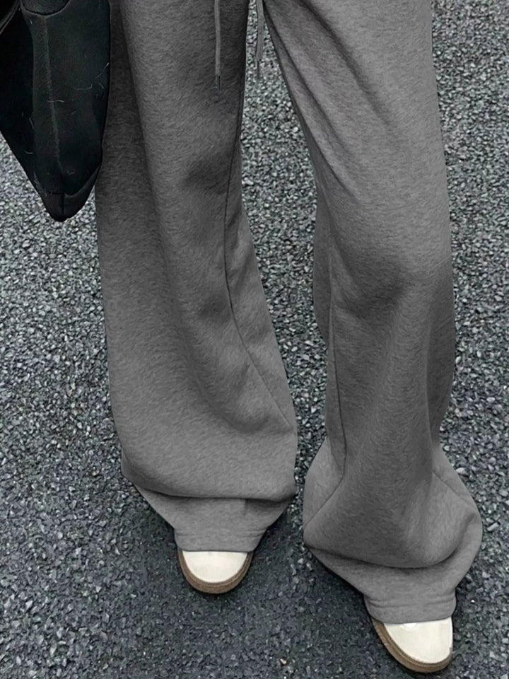 Wide Leg Drawstring Sweatpants