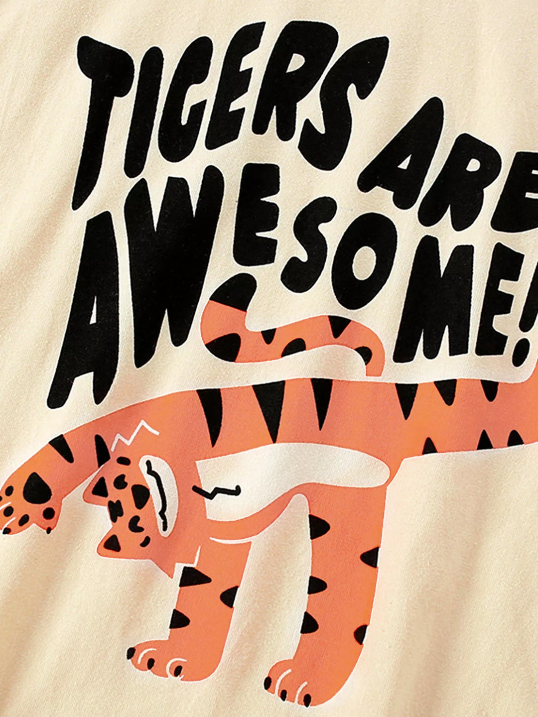 Children's Tigers Graphic Long Sleeve T-Shirt