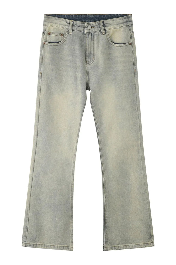 Mid Rise Jeans with Pockets