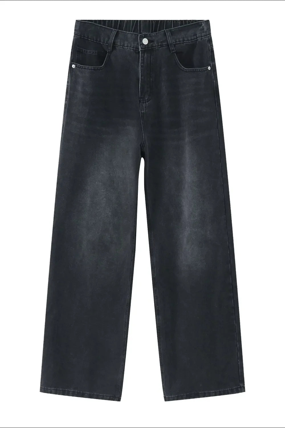 Wide Leg Jeans with Pockets