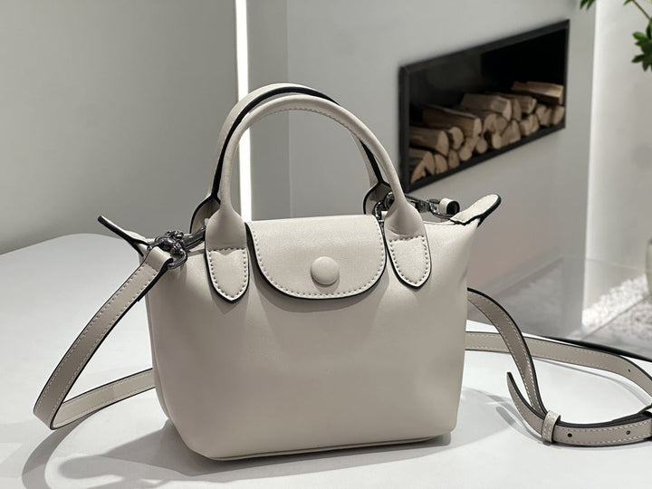 2026 New Genuine Leather Dumpling Bag For Women, Niche Design, Soft Leather Shoulder And Crossbody Mini Handbag
