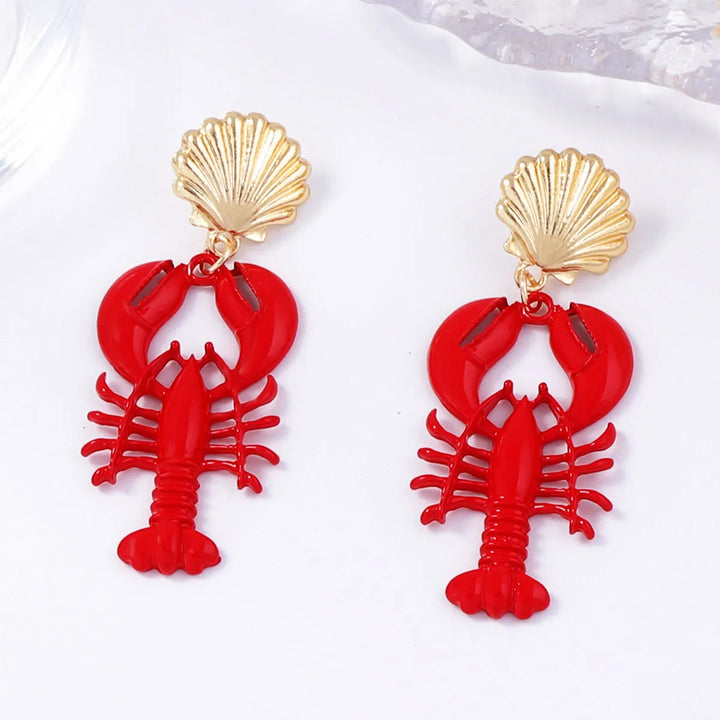 18K Gold-Plated Stainless Steel Drop Earrings