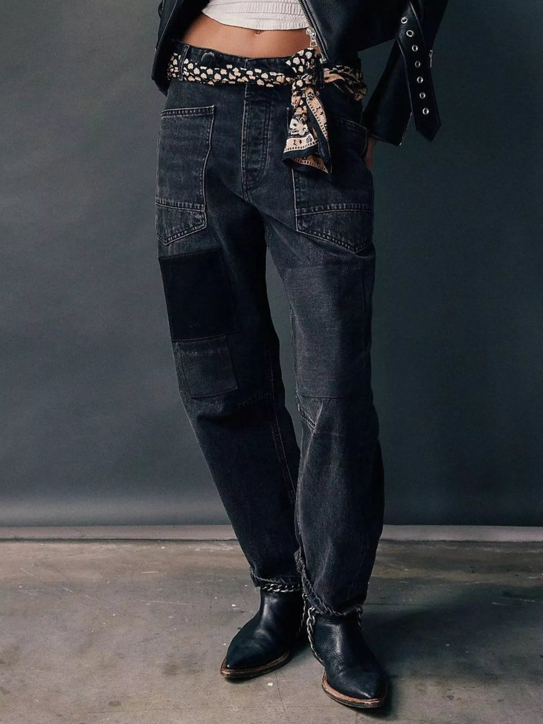 Washed Relaxed Fit Jeans