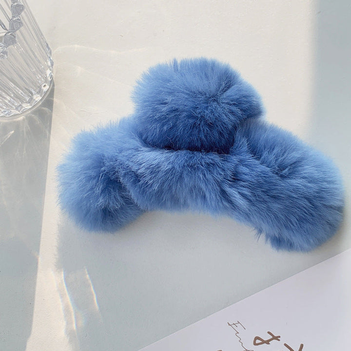Korea Real Otter Hair Hair Clip Female