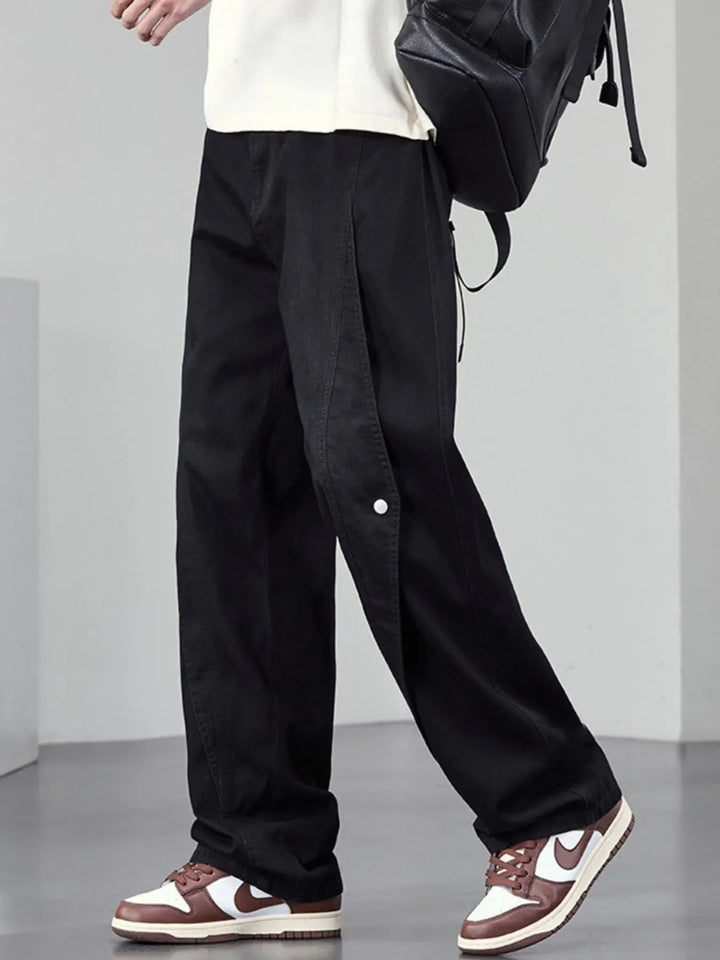 Men's Plus Size Wide Leg Jeans
