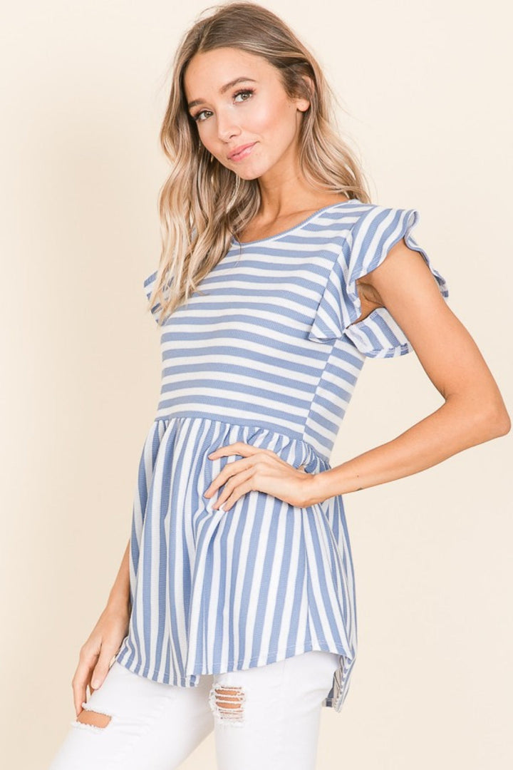 Classic Striped Blouse - Work to Weekend Style