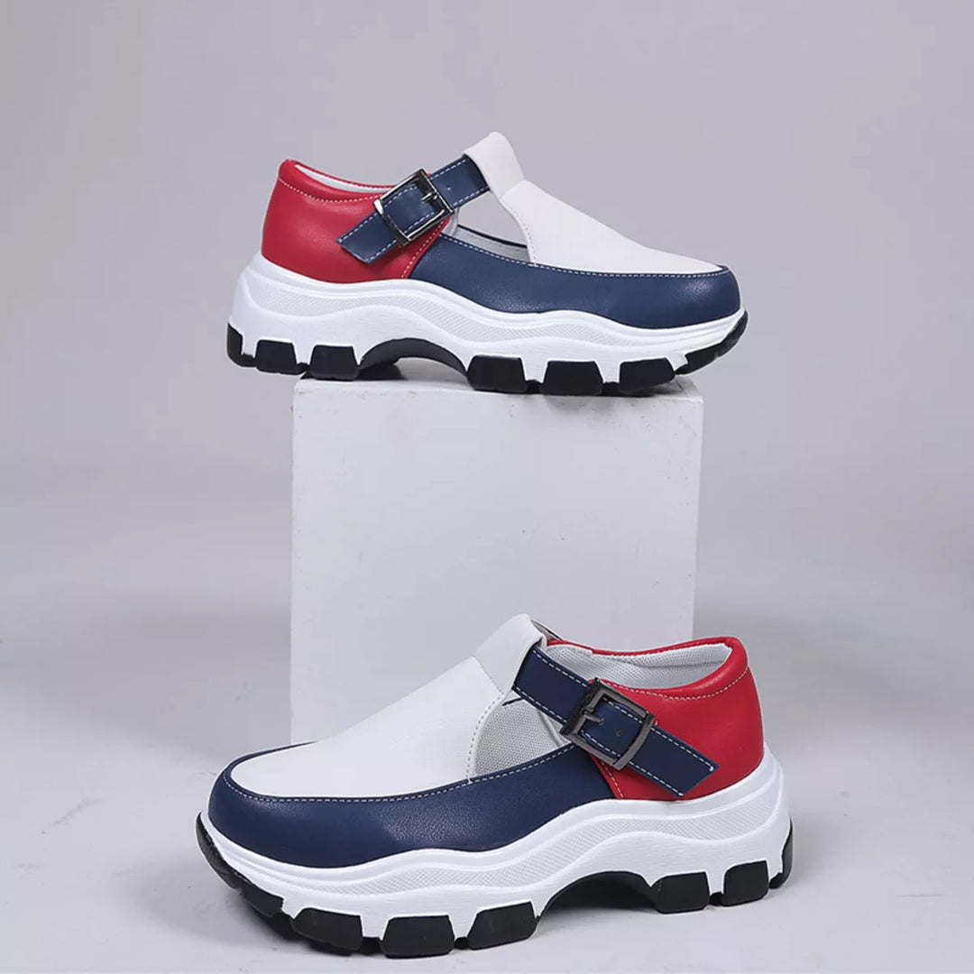 Round Toe Platform Loafers