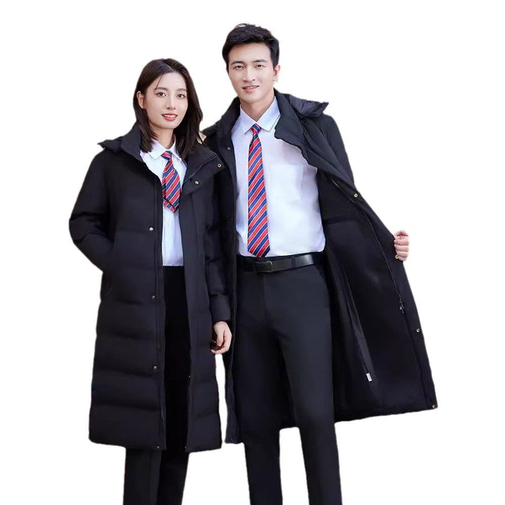 Mens Long Thick Winter Cotton Coat