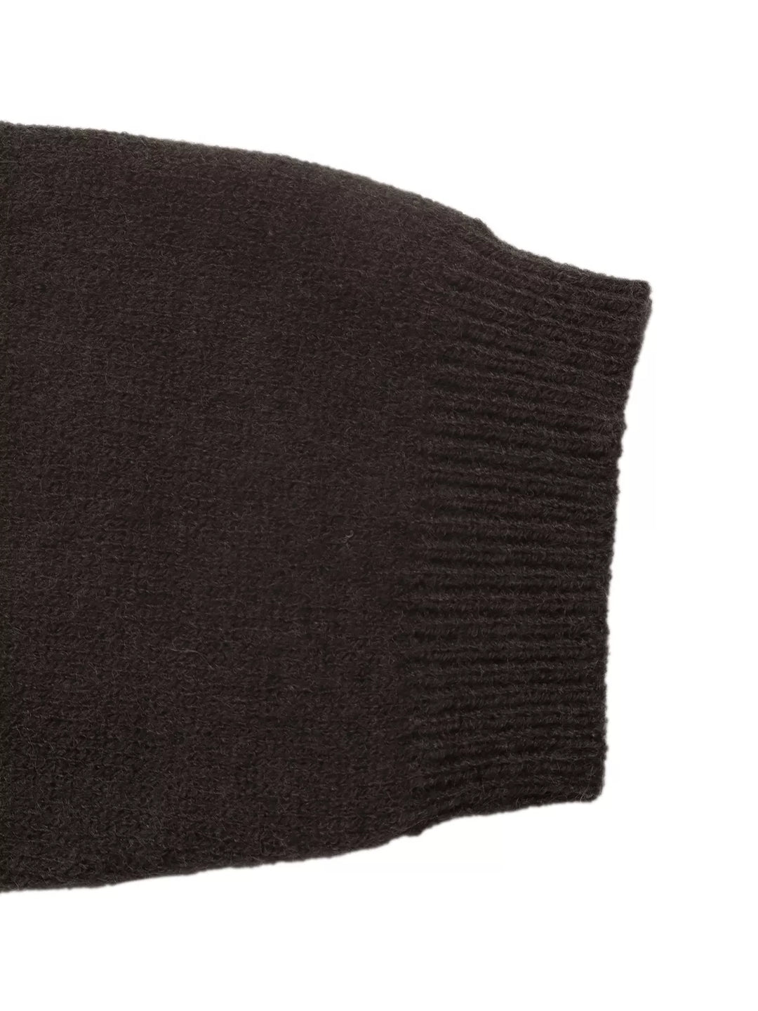 Crew Neck Button-Up Cardigan
