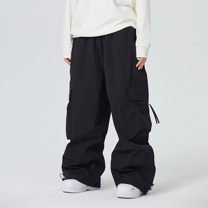 Waterproof Loose-fitting And Abrasion-resistant Mens Snow Pants For Alpine Skiing