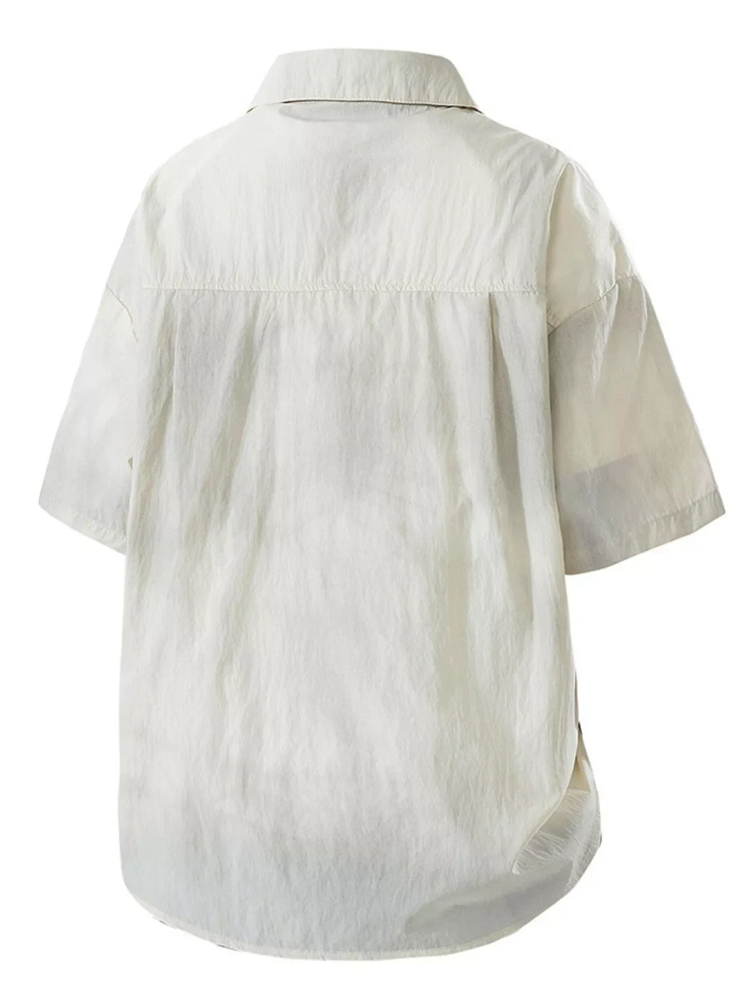 Men's Plus Size Button Up Short Sleeve Shirt