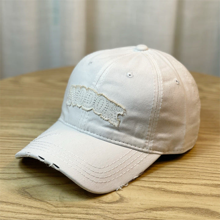 Cotton Sparkling Style Big Boss Baseball Hat