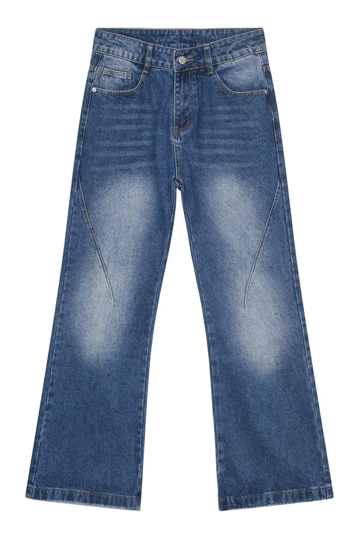 Washed Jeans with Pockets