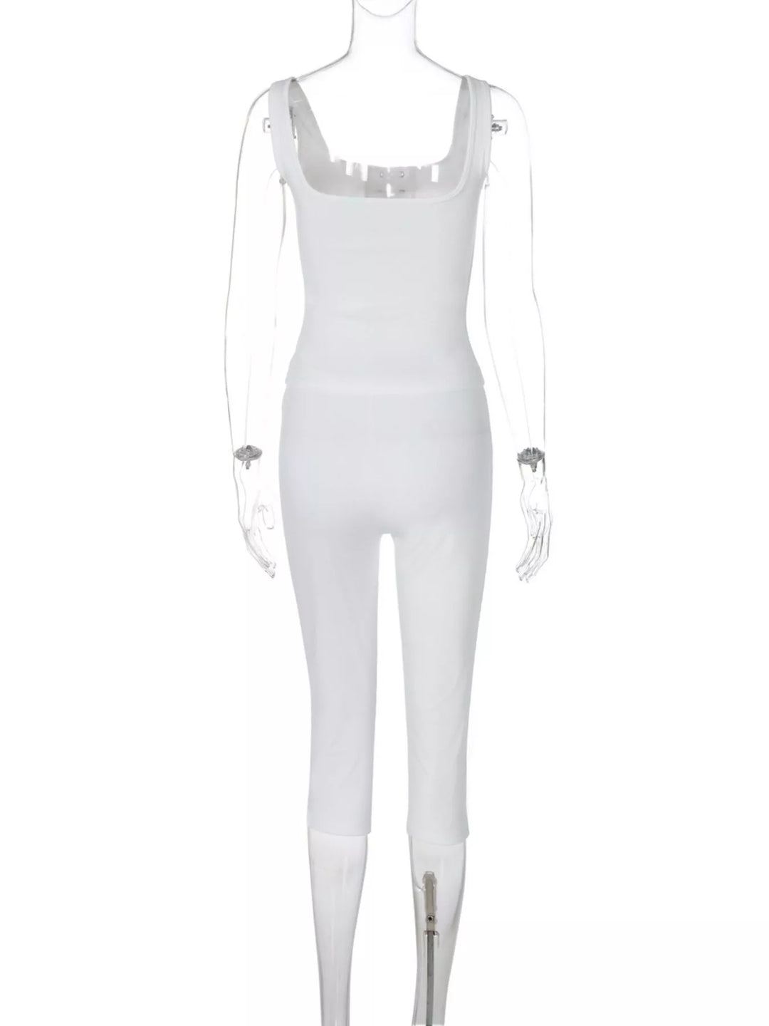 Lace-Up Tank and Capris Set