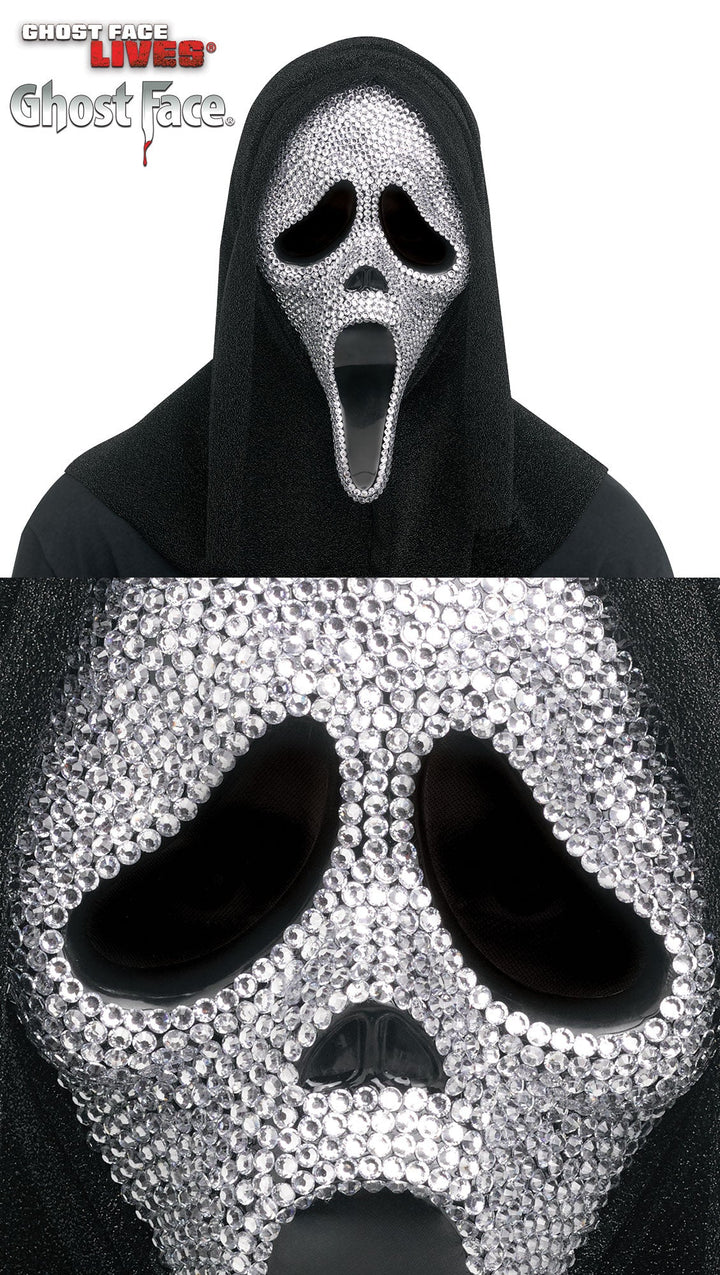Fun World Scream Ghost Face Bling Character Costume Mask