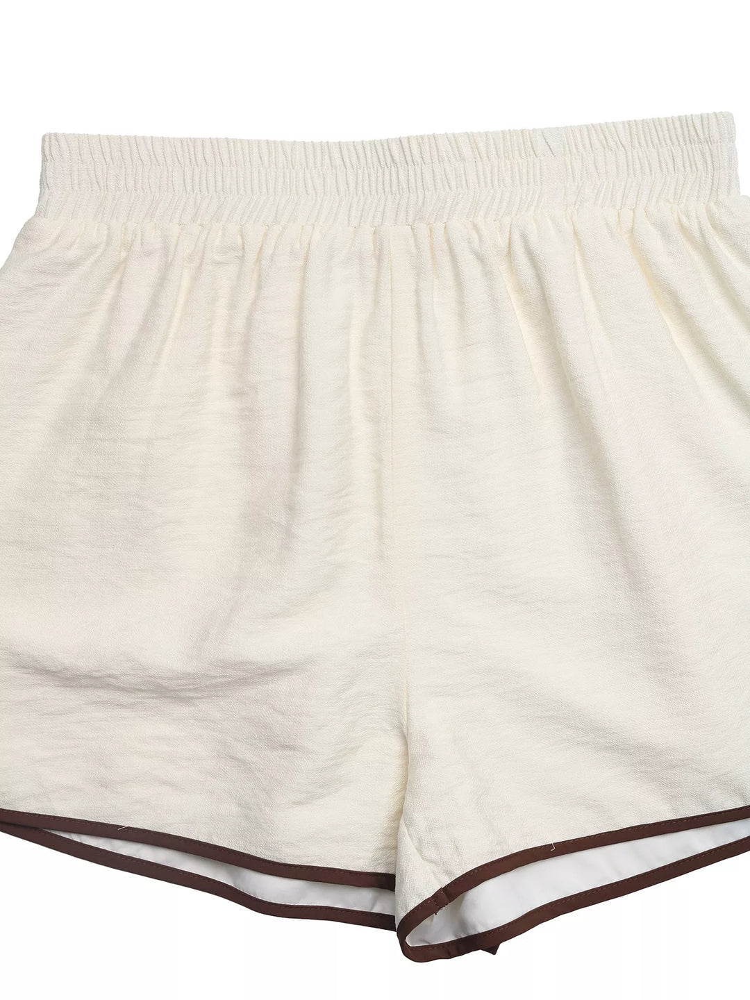 Tie Front Top and Shorts Set