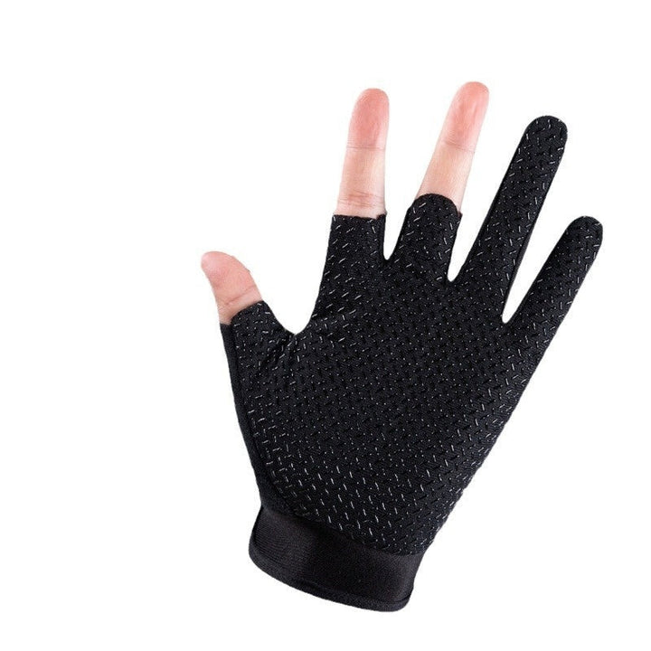 Cycling Lure Fishing Gloves Sun Protection Windproof