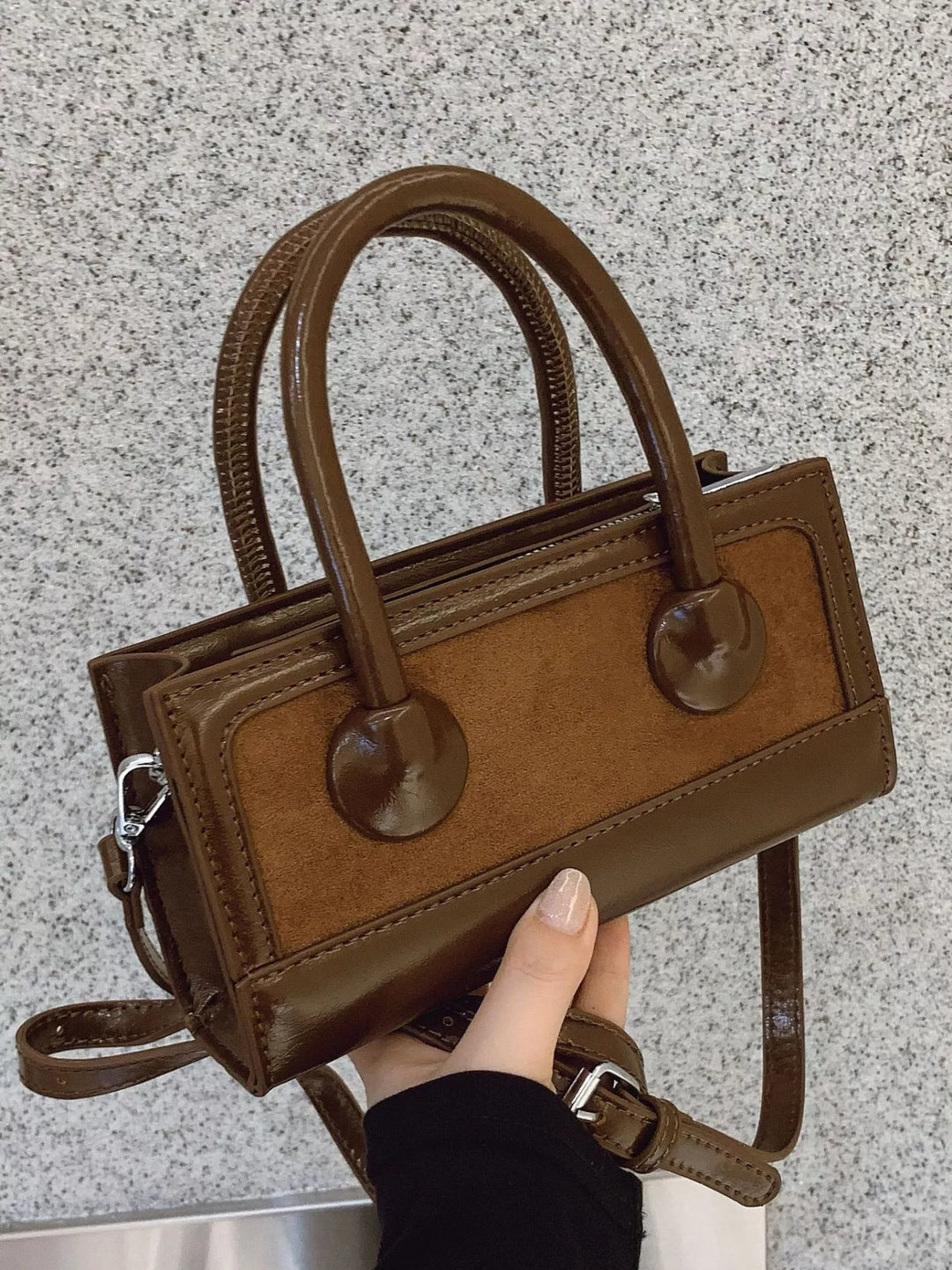Top Handle Crossbody Bag