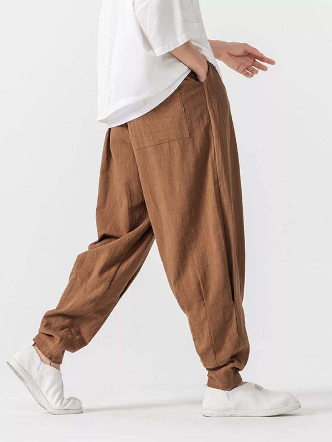 Men's Plus Size Loose Fit Harem Pants