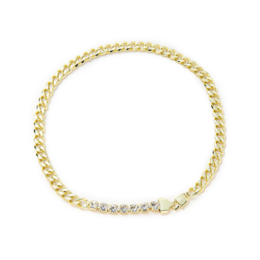 Double-diamond Double-layer Chain Bracelet