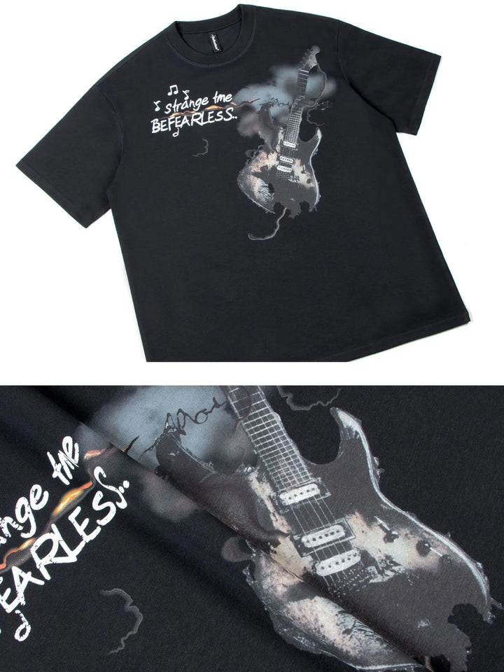 Men's Graphic Round Neck Short Sleeve T-Shirt