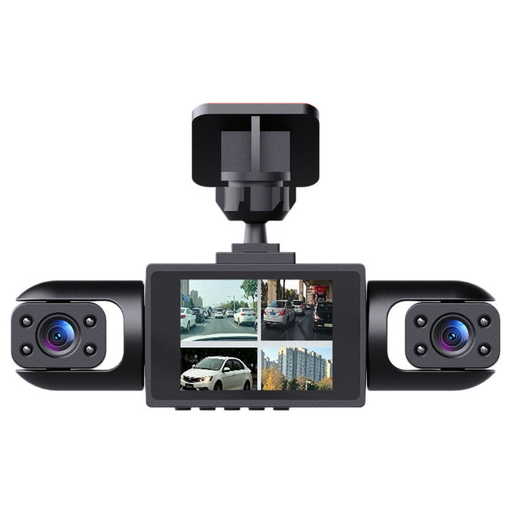 1080P High-definition Driving Recorder With Four Lenses, High-definition Night Vision, Front, Back, Left, Right Recording