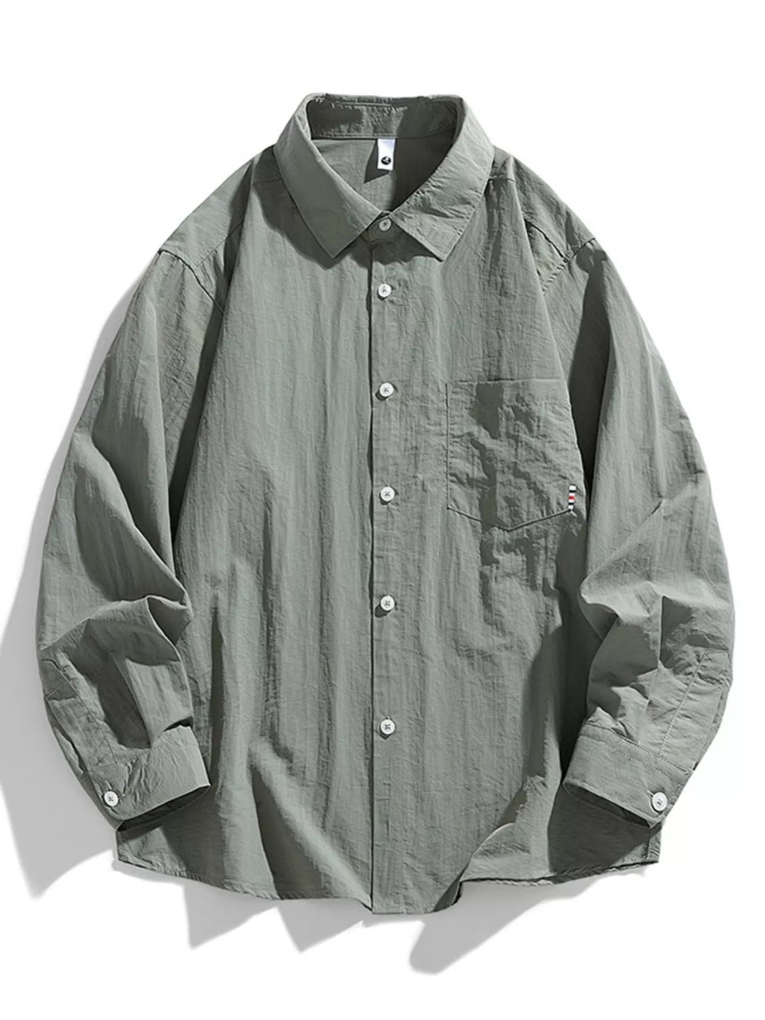 Men's Plus Size Lightweight Button-Down Shirt